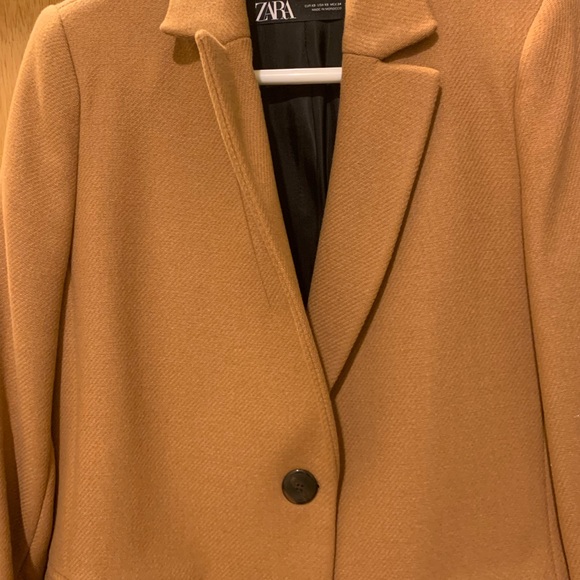 ZARA Wool Blend Coat - Picture 7 of 16